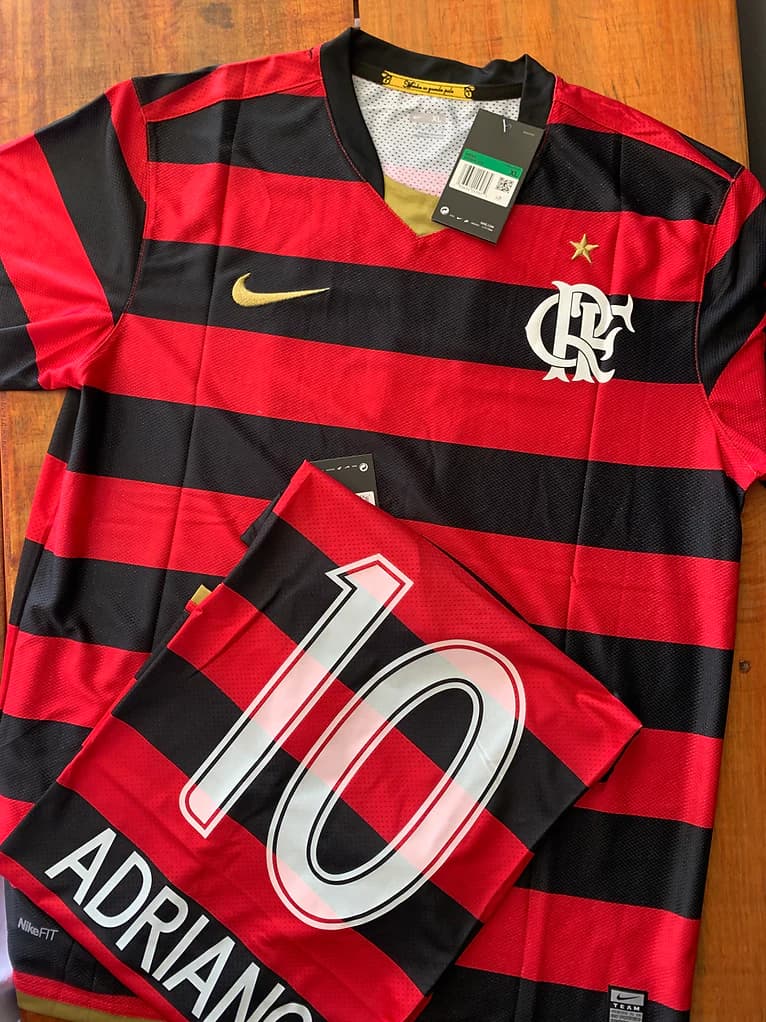 Camisa Flamengo 2008/09 I (Titular) – Modelo Retrô Adriano #10