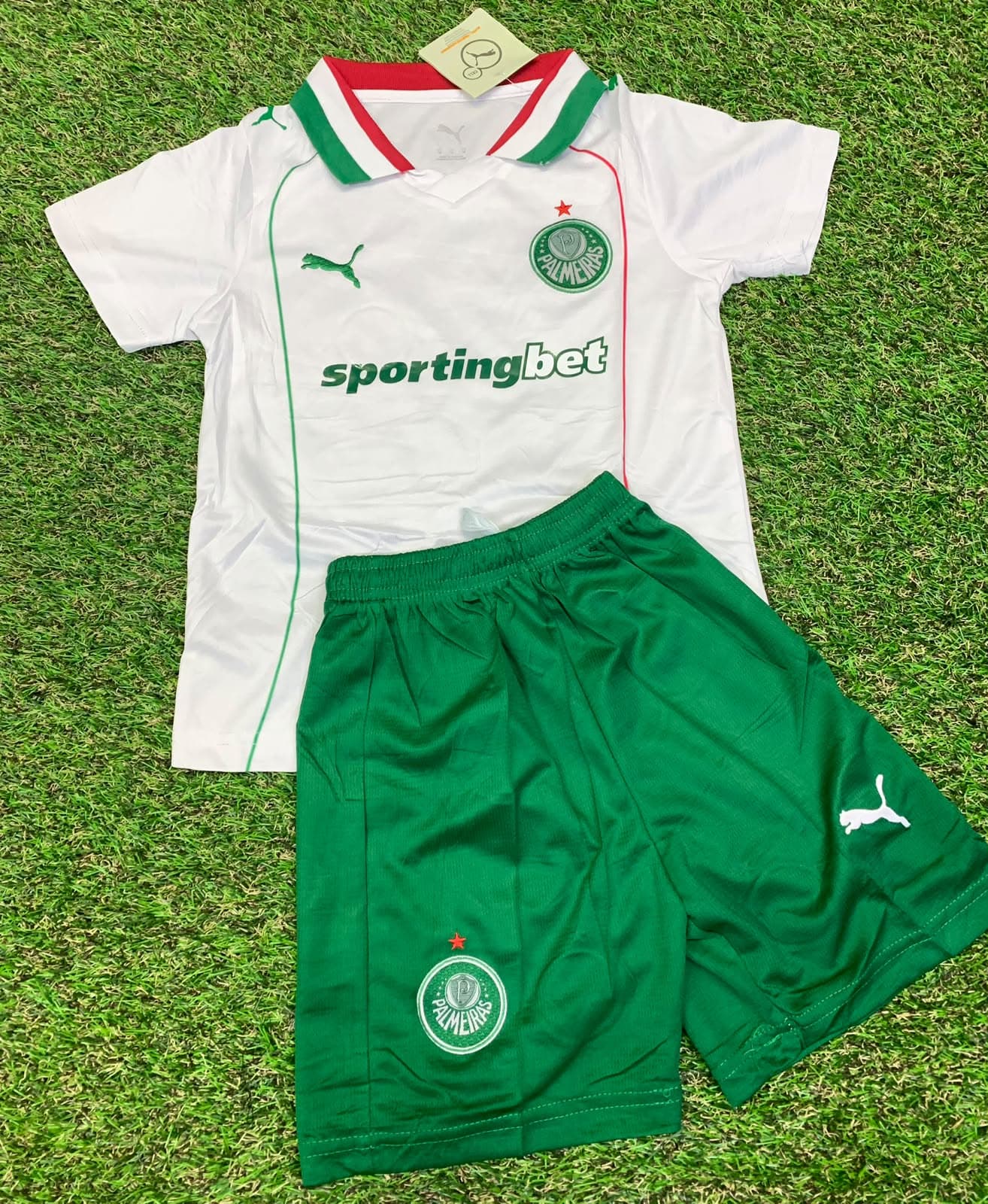 Kit Infantil Palmeiras II 2026/27 – Camisa + Shorts – Importada