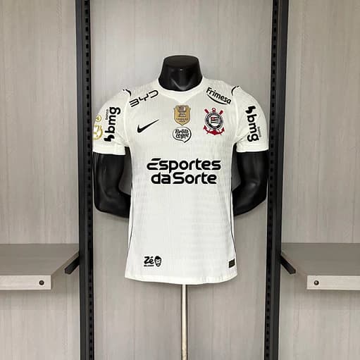 Camisa Corinthians 2026/27 I (Titular) – Modelo Jogador + Kit Patrocínio e Patch
