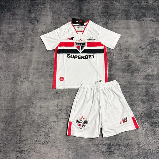 Kit Infantil São Paulo 2026/27 I (Titular) – Camisa + Shorts