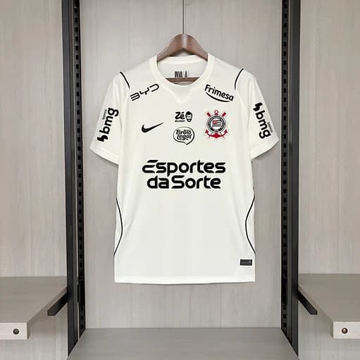 Camisa Corinthians 2026/27 I (Titular) – Modelo Torcedor + Kit Patrocínio