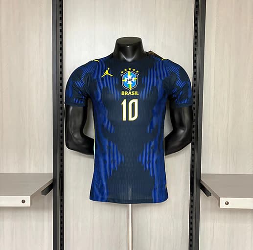 Camisa Brasil Copa do Mundo 2026 II (Reserva) – Modelo Jogador Neymar Jr. #10